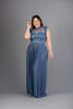 Imagen de Maxi Dress Blusa Encaje, Falda Plisada     (Exclusivo Pagina)