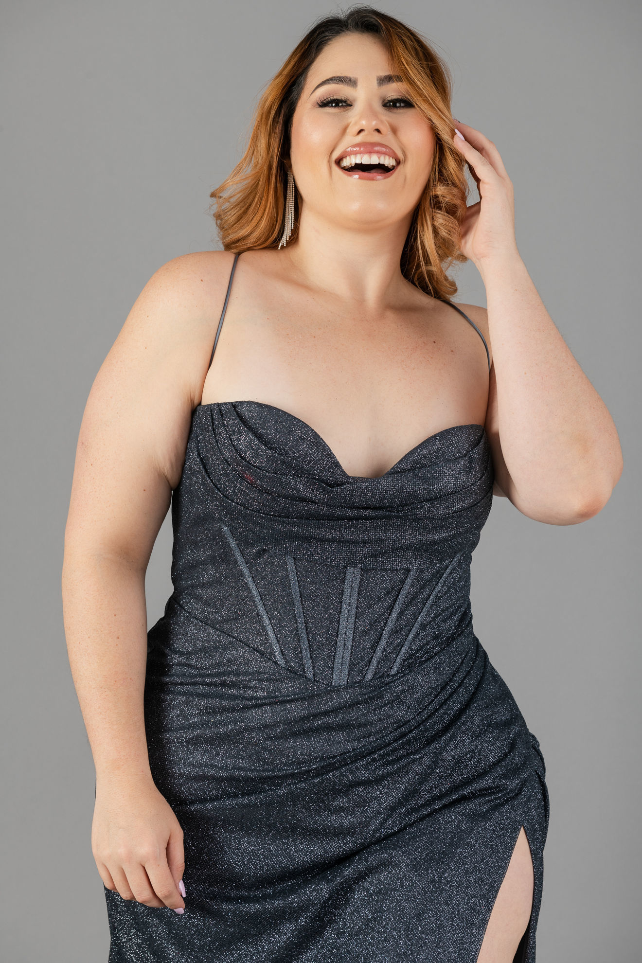 Imagen de Maxi Dress Estilo Corse, Detalle Espalda    (Exclusivo Pagina)