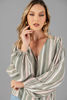 Imagen de Blusa Rayon Manga Larga Print Rayas      ( Exclusivo pagina )