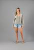 Imagen de Blusa Rayon Manga Larga Print Rayas      ( Exclusivo pagina )