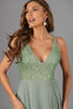 Imagen de Vestido Blusa Piedreria, Falda Brillo.  (Exclusivo de Pagina)