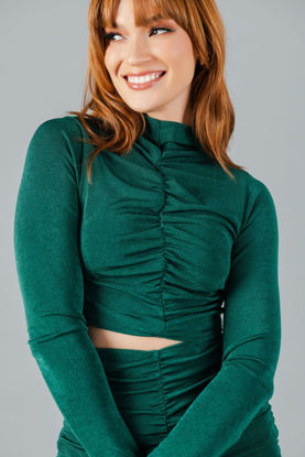 Imagen de Set Falda Crop Top Manga Larga      (Exclusivo Pagina)