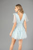 Imagen de Vestido Corto Tull Detalle Perlas     ( Exclusivo Pagina)