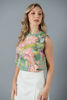 Imagen de Blusa Satin print Floral Sin Mangas     (Exclusiva Pagina)