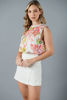 Imagen de Blusa Satin print Floral Sin Mangas     (Exclusiva Pagina)