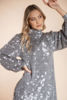 Imagen de Vestido Lentejuelas, Cuello Alto, Manga Larga    (Exclusivo Pagina)