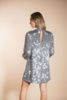 Imagen de Vestido Lentejuelas, Cuello Alto, Manga Larga    (Exclusivo Pagina)