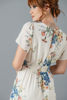 Imagen de Vestido Lapiz Abertura Falda, Print Flores    (Exclusivo Pagina)