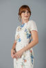 Imagen de Vestido Lapiz Abertura Falda, Print Flores    (Exclusivo Pagina)