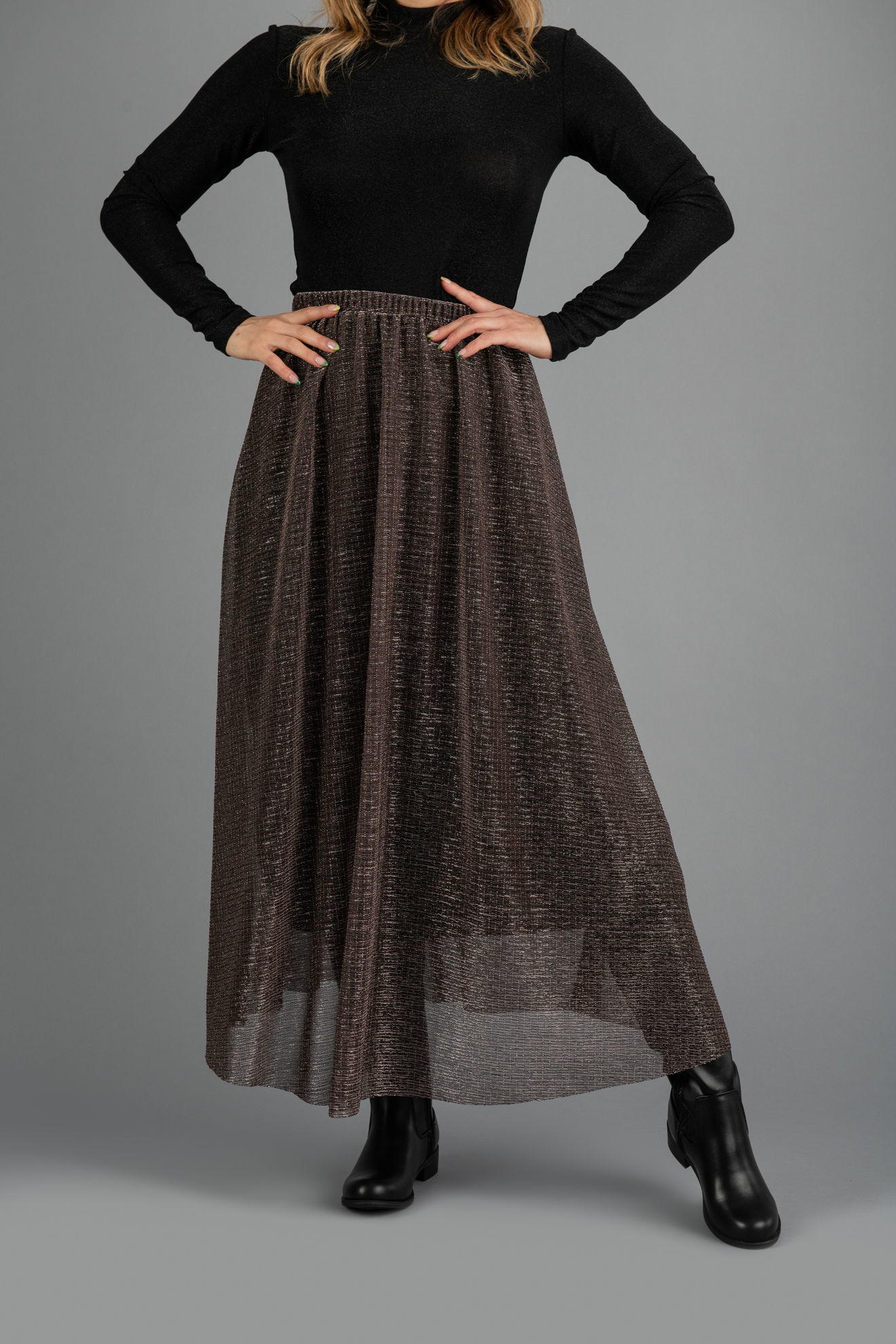 Imagen de Falda Maxi Brillo       (Exclusivo Pagina)