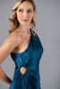 Imagen de Vestido Satin Plisado Un Hombro