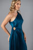 Imagen de Vestido Satin Plisado Un Hombro