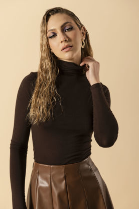 Imagen de Top Cuello Alto M Larga        (Exclusiva Pagina)
