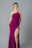 Imagen de Maxi Dress Un Hombro, Abertura Falda    (Exclusivo Pagina)