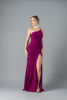 Imagen de Maxi Dress Un Hombro, Abertura Falda    (Exclusivo Pagina)