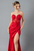 Imagen de Vestido En Satin Straple, Estilo Corse     (Exclusivo Pagina)