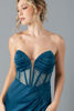 Imagen de Vestido En Satin Straple, Estilo Corse     (Exclusivo Pagina)