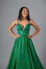 Imagen de Maxi Dress, Brillo Tirantes, Falda Amplia     (Exclusivo Pagina)