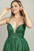 Imagen de Maxi Dress, Brillo Tirantes, Falda Amplia     (Exclusivo Pagina)