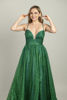 Imagen de Maxi Dress, Brillo Tirantes, Falda Amplia     (Exclusivo Pagina)