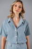 Imagen de Camisera Denim Rayitas       (Exclusiva Pagina)