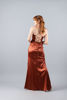 Imagen de Maxi Dress Satin Estilo Corse, Detalle Espalda