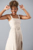 Imagen de Vestido Tirates, Con Cinturon, Nido Abeja Espalda    ( Exclusivo Pagina)