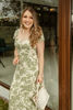 Imagen de Vestido En Lino Estampado, Detalle Espalda    ( Exclusivo Pagina)