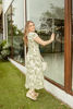 Imagen de Vestido En Lino Estampado, Detalle Espalda    ( Exclusivo Pagina)