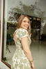 Imagen de Vestido En Lino Estampado, Detalle Espalda    ( Exclusivo Pagina)