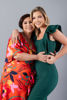 Imagen de Vestido En Satin Cruzado, Estampado   (Exclusivo Pagina)