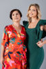Imagen de Vestido En Satin Cruzado, Estampado   (Exclusivo Pagina)