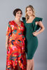 Imagen de Vestido En Satin Cruzado, Estampado   (Exclusivo Pagina)