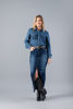 Imagen de Falda Larga Denim, Abertur Frente