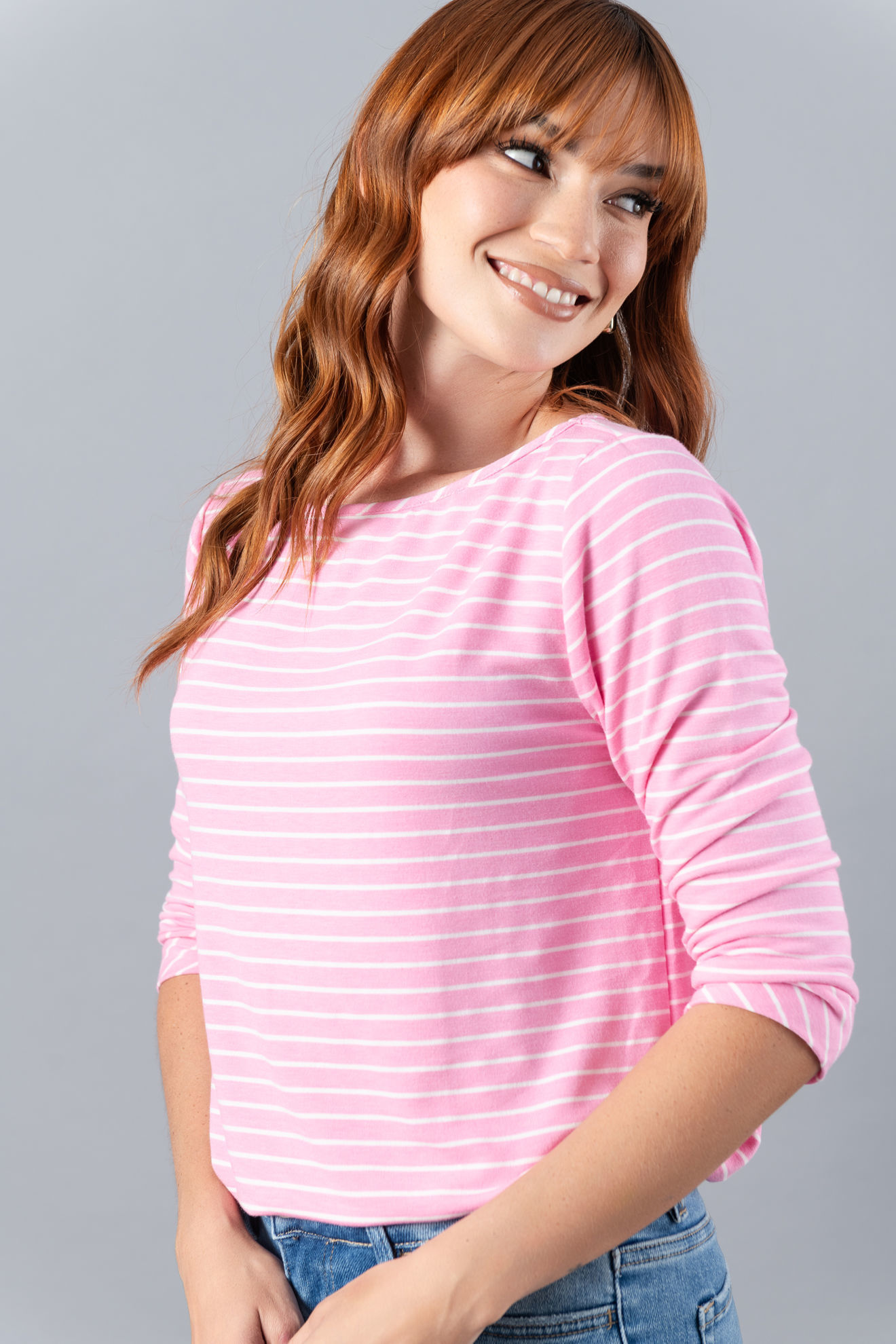 Imagen de Blusa Rayas Manga 3/4  (Exclusiva Pagina)