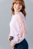 Imagen de Blusa Mangas Trasparentes Flores