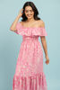 Imagen de Vestido  Estampado Off Shoulder      (Exclusivo Pagina)