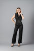 Imagen de Jumpsuit En Satin Cuello V Con Cinturon