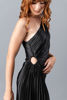 Imagen de Vestido Satin Plisado Un Hombro