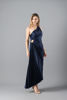Imagen de Vestido Satin Plisado Un Hombro