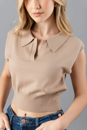 Imagen de Blusa Tejida Con Cuello