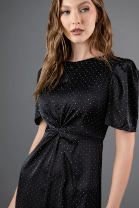 Imagen de Vestido En Satin Con Brillo    (Exclusivo Pagina)