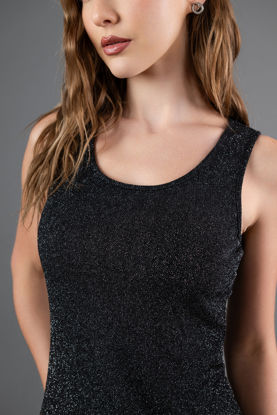 Imagen de Vestido Lapiz Con Brillo, Sin Mangas      (Exclusivo Pagina)