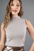 Imagen de Blusa Sin Mangas Cuello Alto Brillo