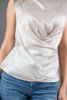 Imagen de Blusa Cuello Alto, Brillo Sin Mangas