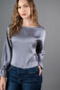 Imagen de Blusa En Satin, Manga Larga     (Exclusiva Pagina)