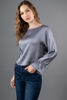 Imagen de Blusa En Satin, Manga Larga     (Exclusiva Pagina)