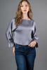 Imagen de Blusa En Satin, Manga Larga     (Exclusiva Pagina)