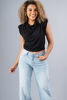 Imagen de Blusa Cuello Bobo Hombreras.      (Exclusivo Pagina)