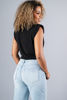 Imagen de Blusa Cuello Bobo Hombreras.      (Exclusivo Pagina)